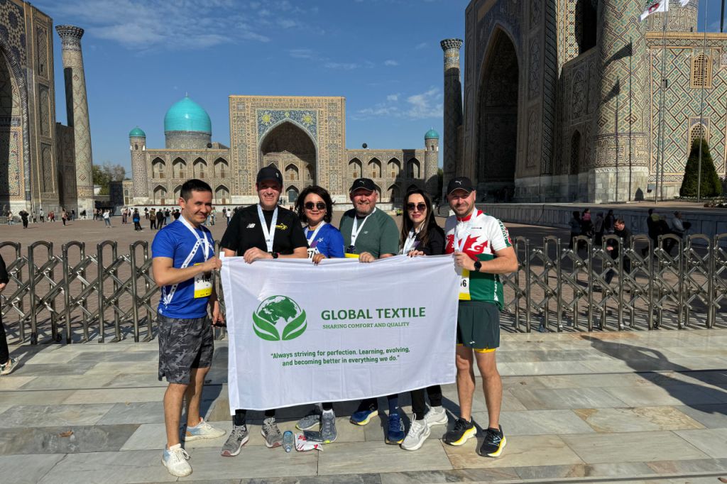 Team on the move: Global Textile at the international marathon in Samarkand