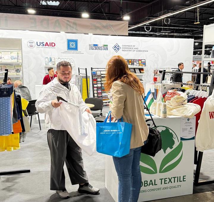 Uzbekistan's national stand at Fast Textile 2024: a bright step towards international success
