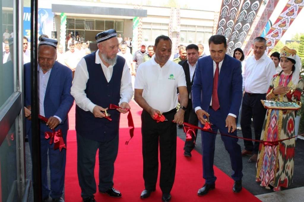 Opening of a sewing factory