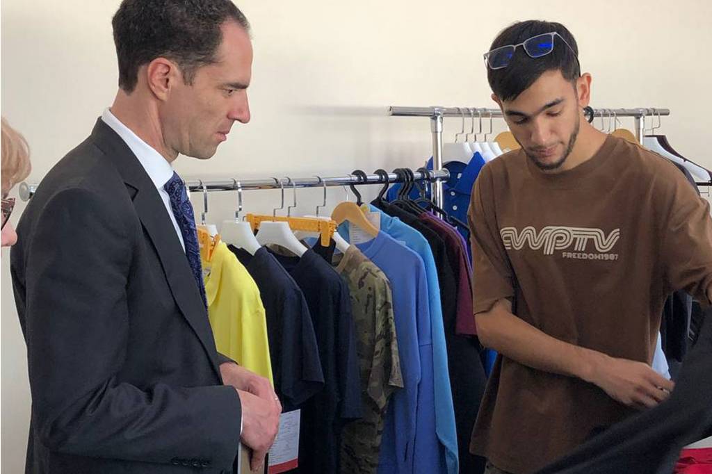 Visit of US Embassy Representatives to Global Textile in Fergana