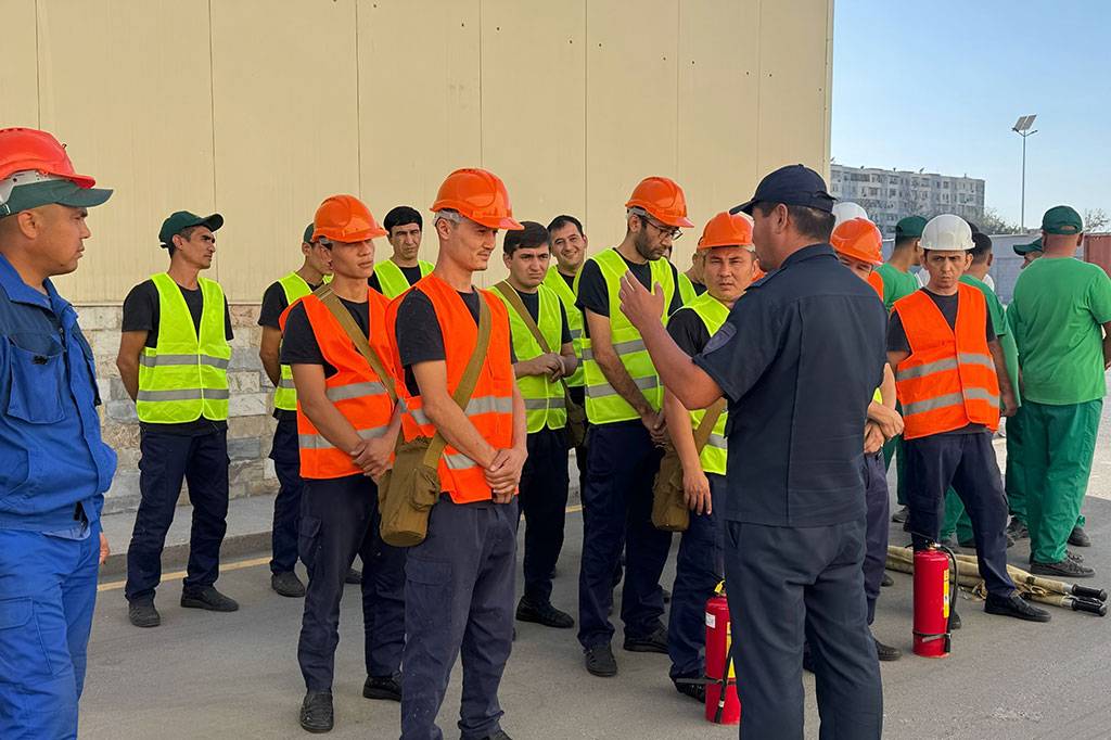 Safety Drill at Global Textile Facility