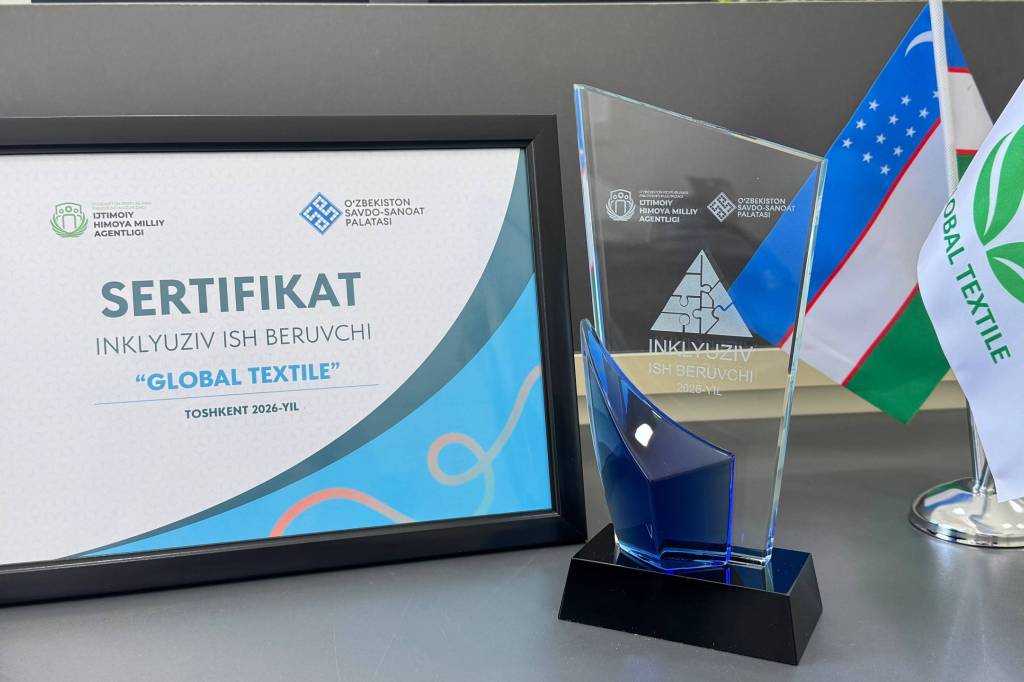 Global Textile receives “Inson uchun” festival award