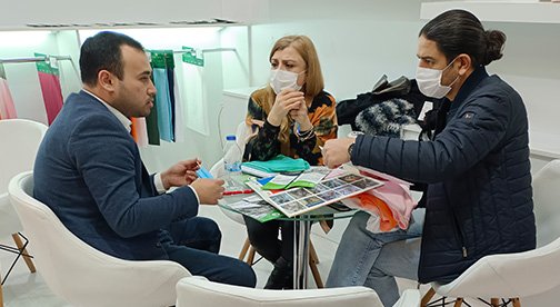 Export of products and participation in the Istanbul Yarn fair exhibition